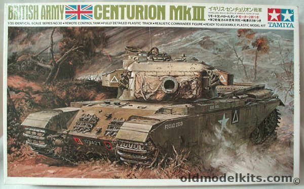 Tamiya 1/35 British Centurion MkIII Motorized Remote Control, 30230 plastic model kit